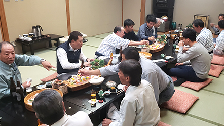 関豊会での懇談